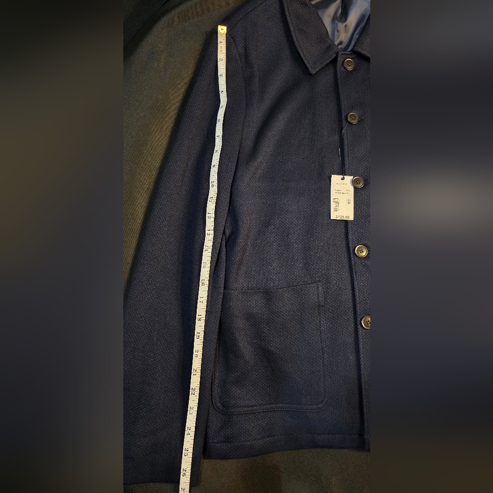 NEW Jos. A. Bank Knit Shirt Jacket Tailored Fit Medium M - Picture 5 of 5